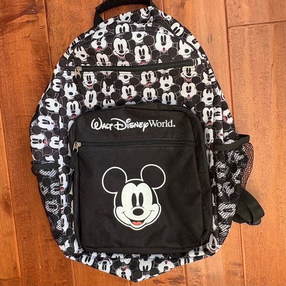 Walt Disney world Mickey Mouse Backpack Unisex - Picture 1 of 13